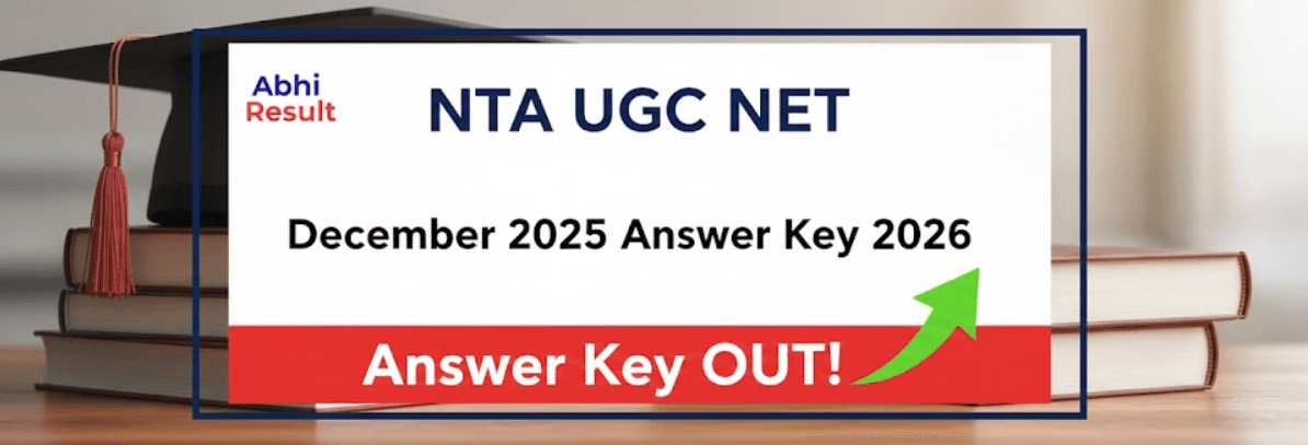 NTA UGC NET JRF Answer Key 2025 for December Examination
